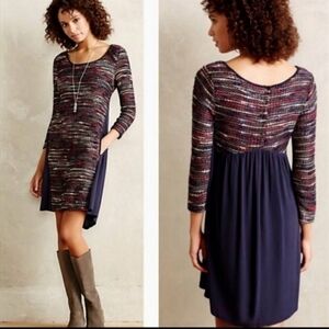 Anthro Maeve Boucle Above Knee Mini Dresses